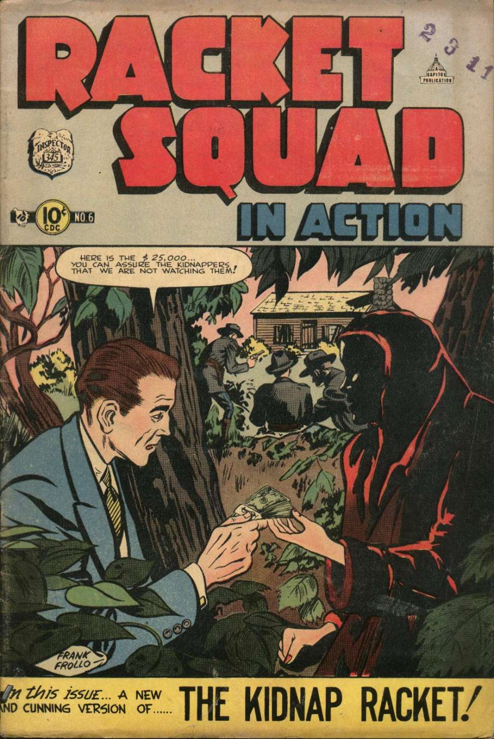 Comic Book Cover For Racket Squad in Action 6