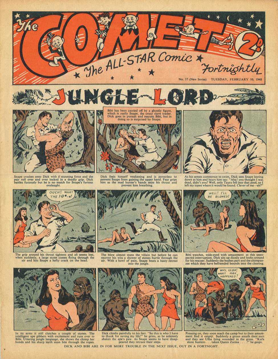 Book Cover For The Comet 37