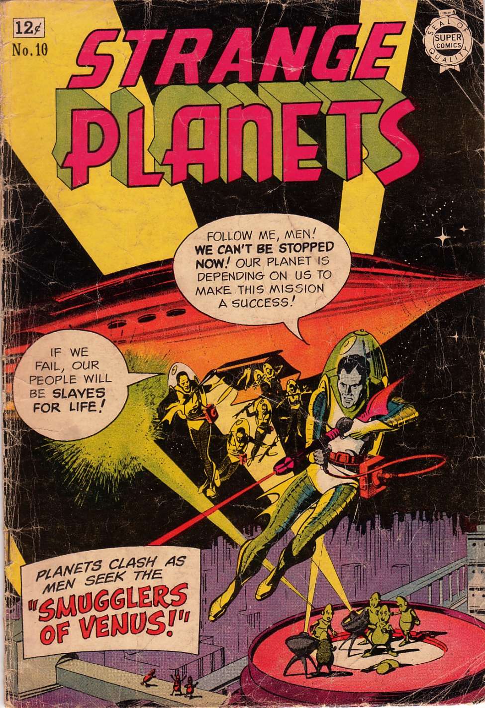 Comic Book Cover For Strange Planets 10