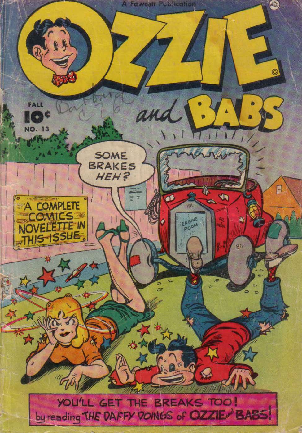 Comic Book Cover For Ozzie and Babs 13