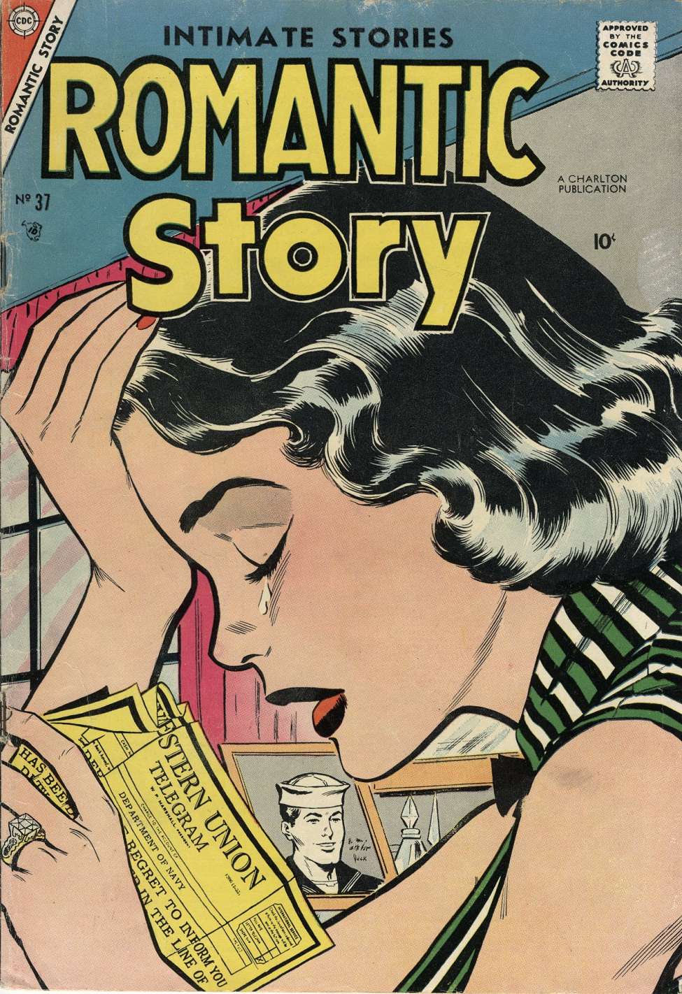 Comic Book Cover For Romantic Story 37 - Version 1