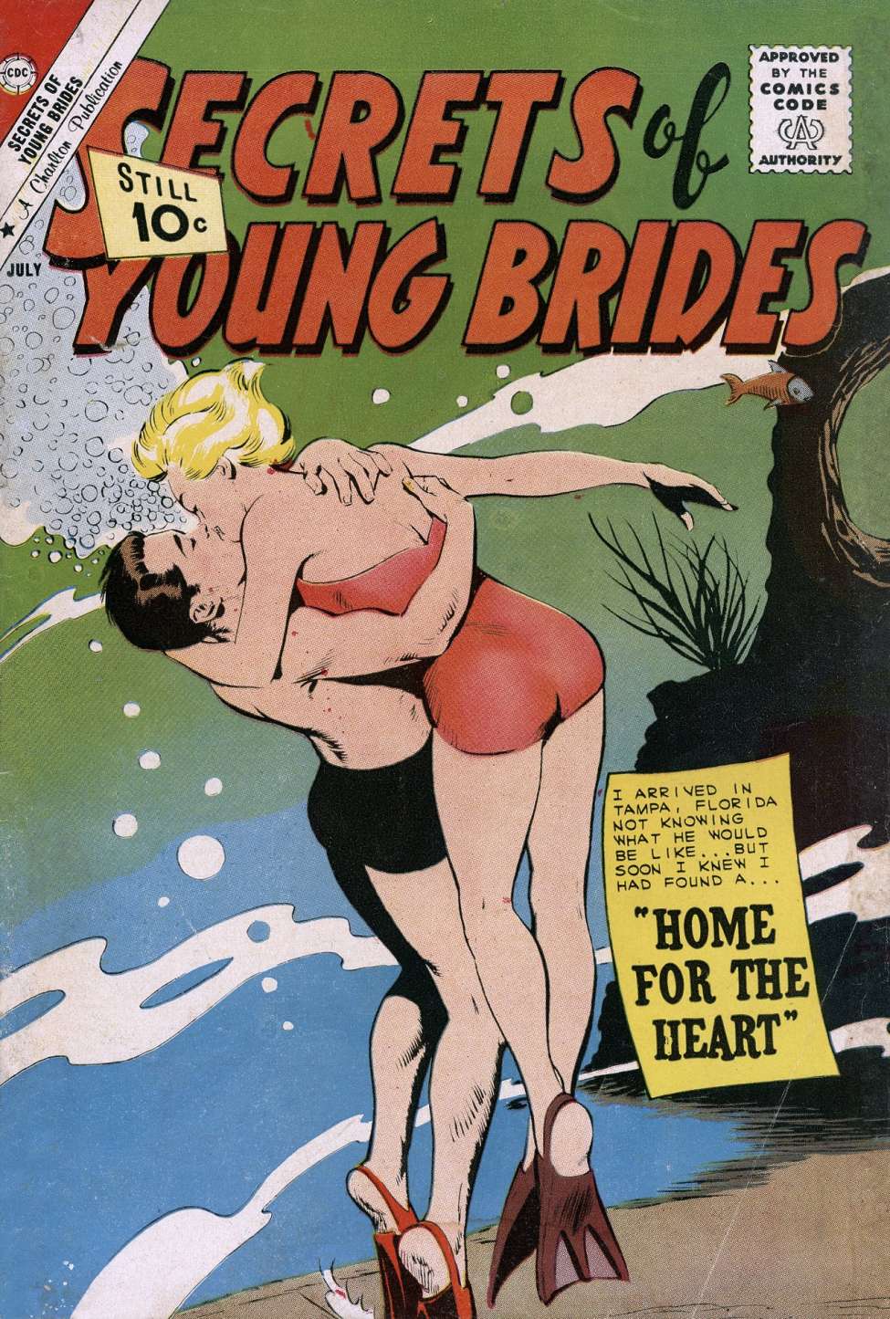 Comic Book Cover For Secrets of Young Brides 26
