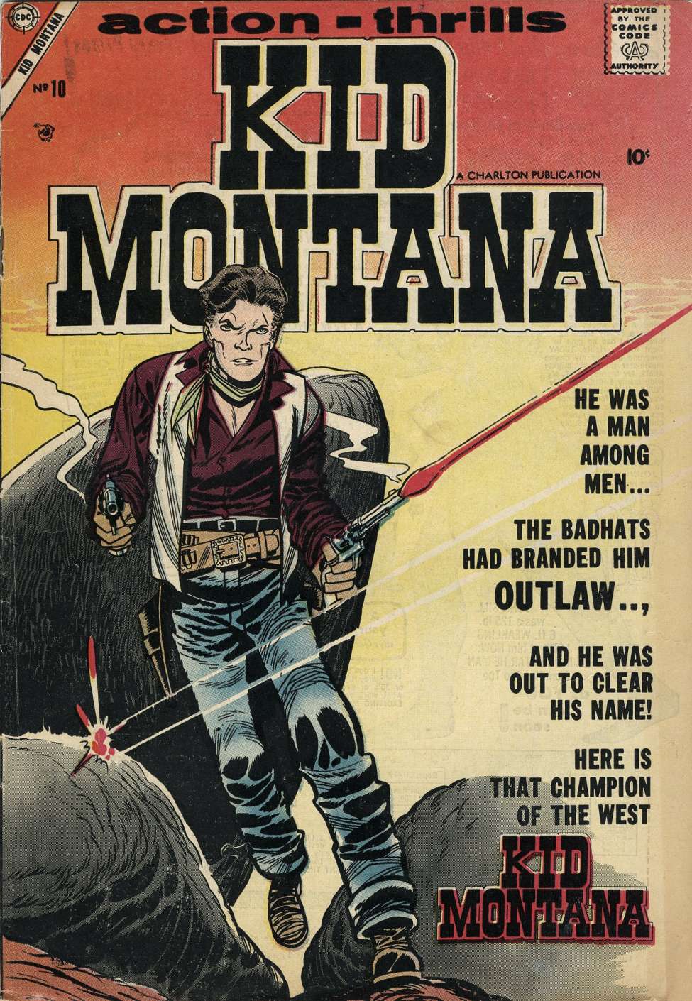 Comic Book Cover For Kid Montana 10