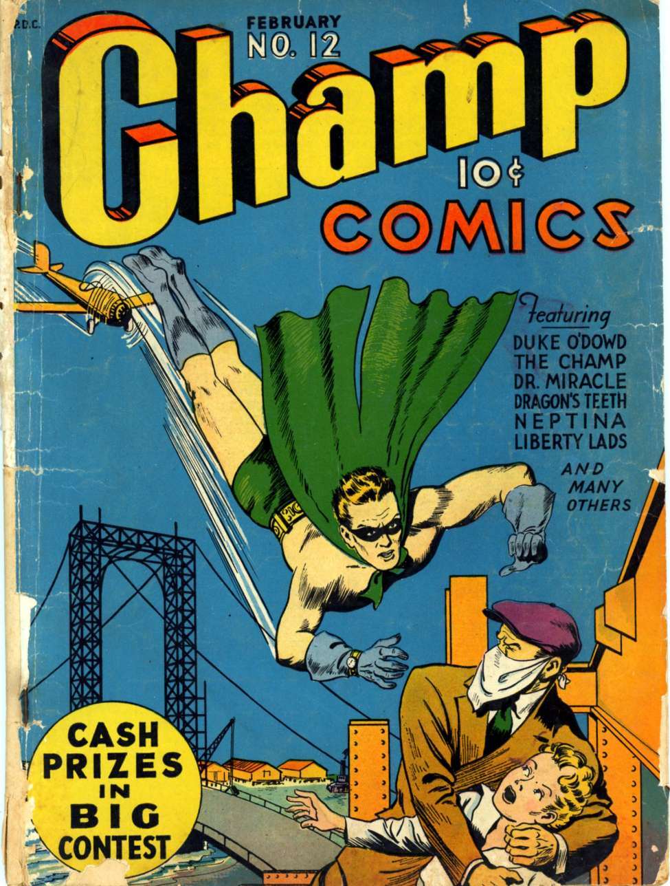 Comic Book Cover For Champ Comics 12 (alt) - Version 2