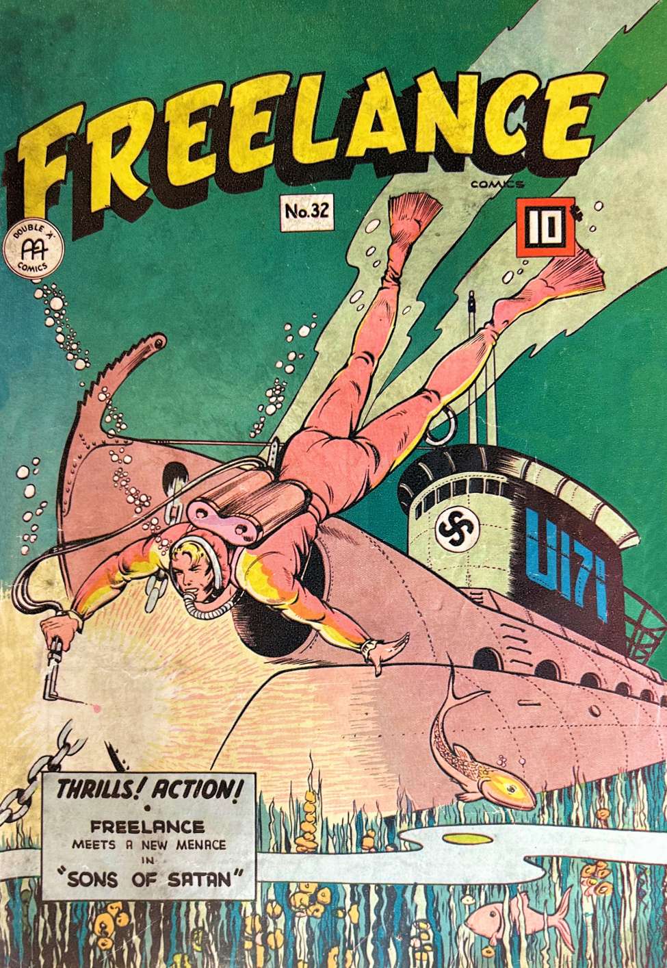 Book Cover For Freelance Comics 32