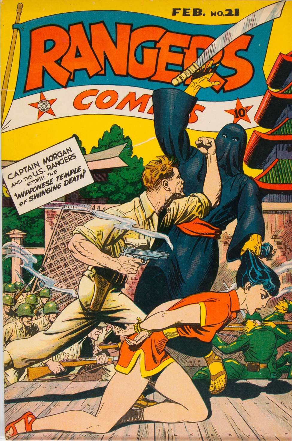 Comic Book Cover For Rangers Comics 21 - Version 2