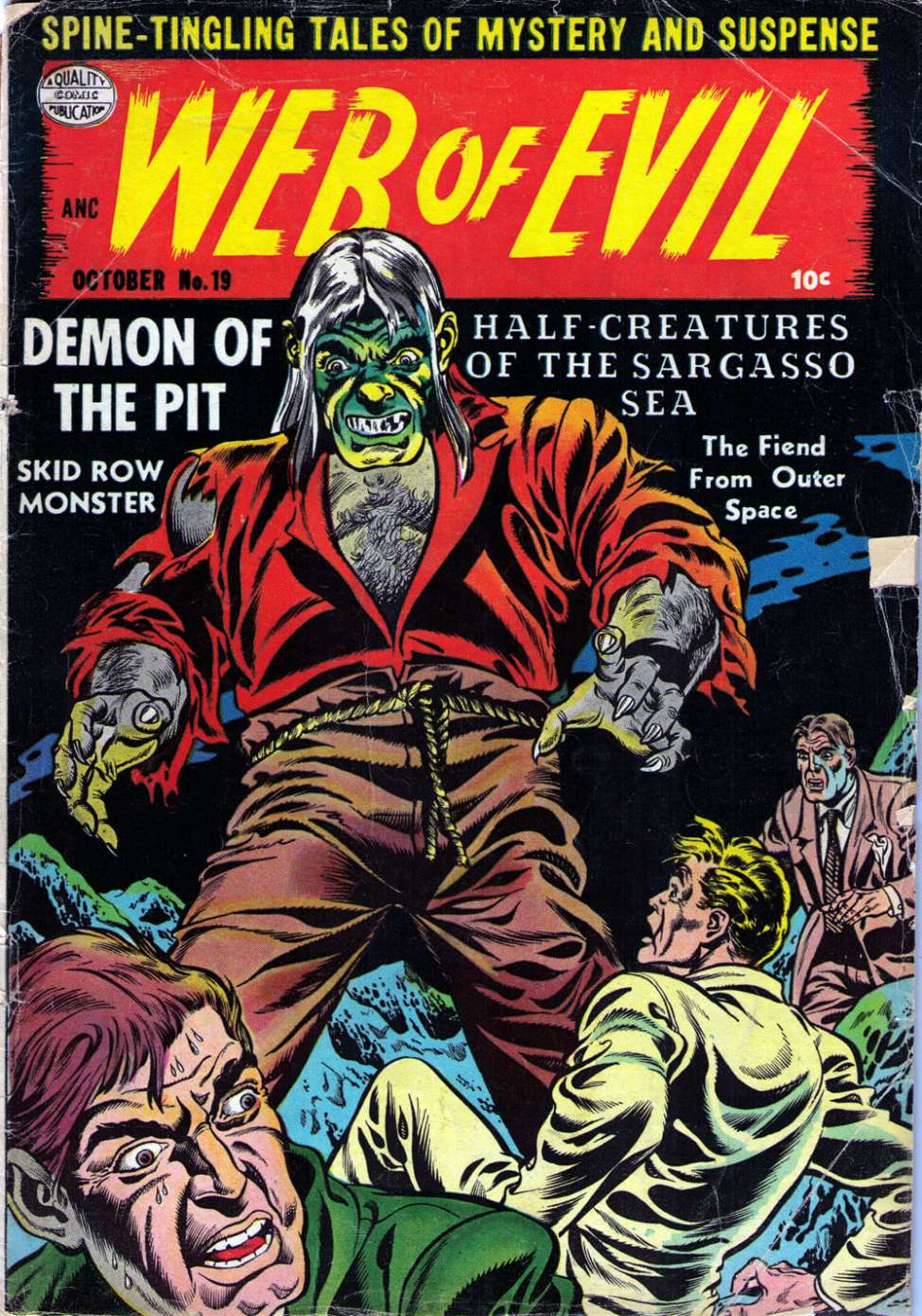 Comic Book Cover For Web of Evil 19