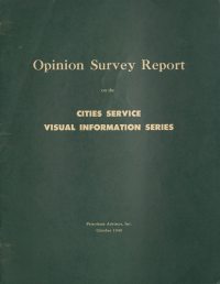 Large Thumbnail For Cities Service Information Series - Petroleum Advisors