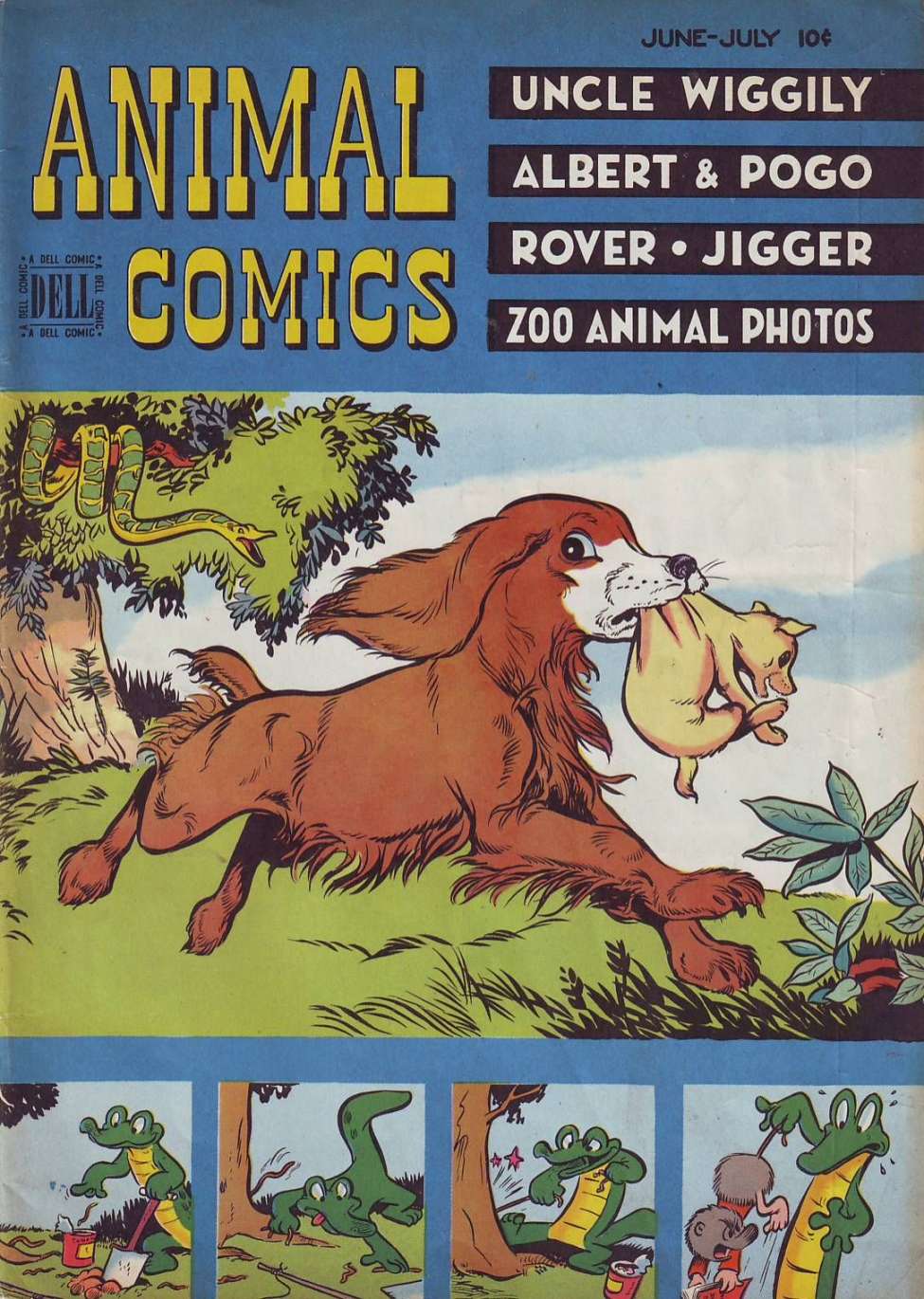 Comic Book Cover For Animal Comics 27
