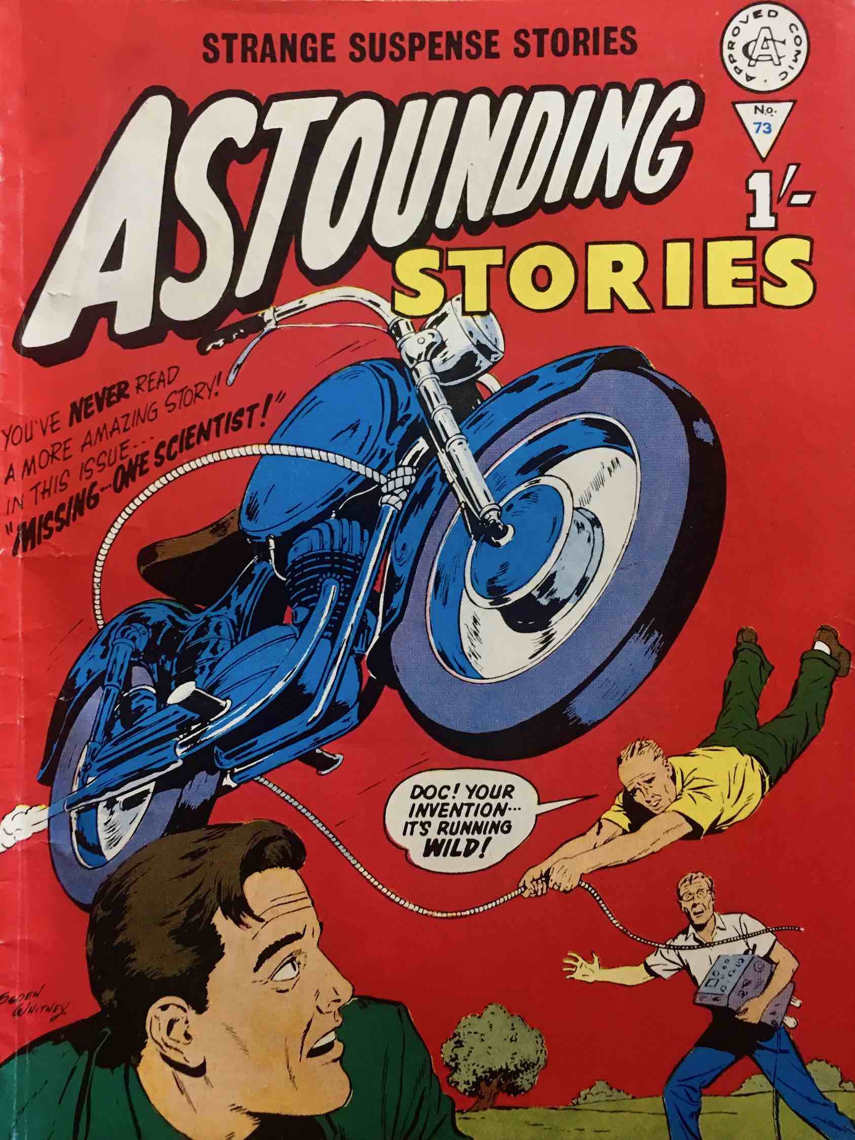 Book Cover For Astounding Stories 73