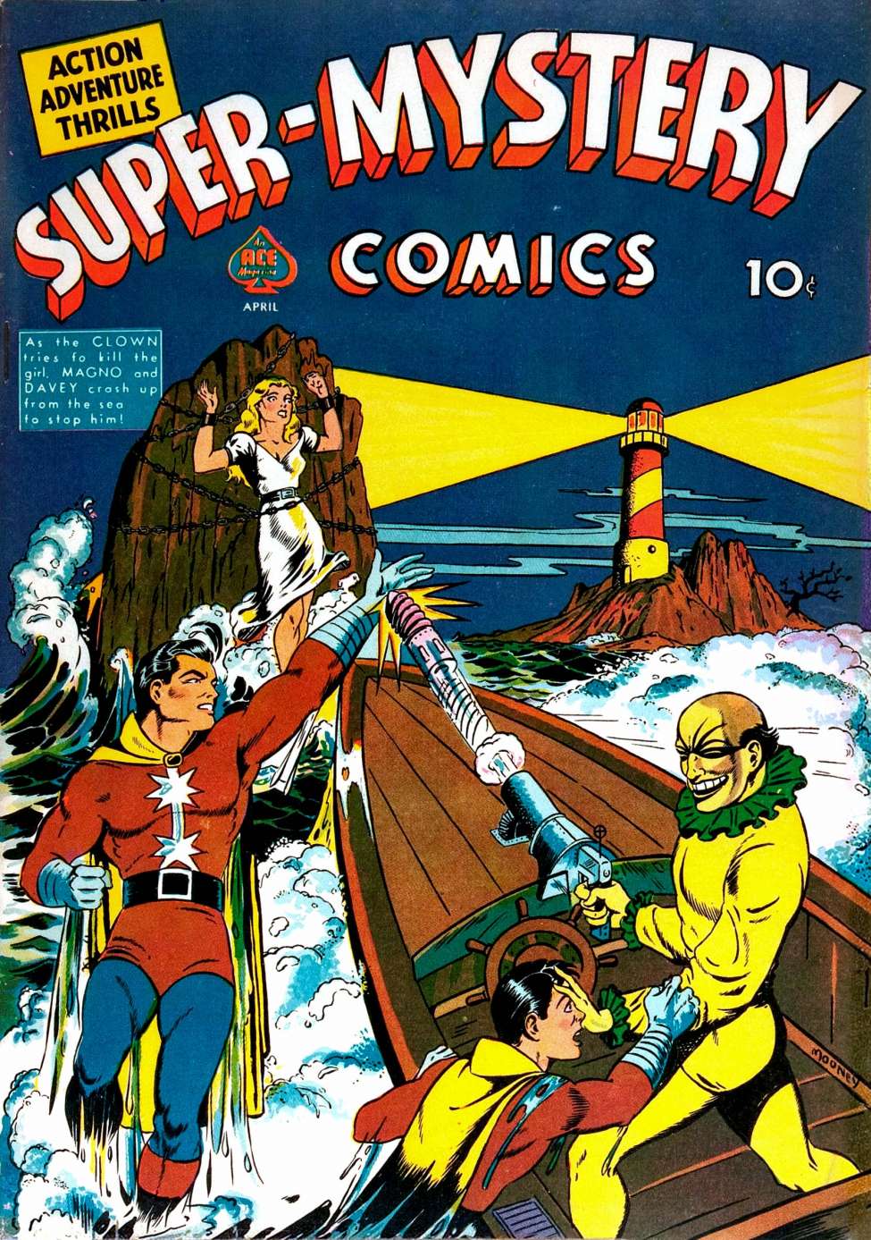 Book Cover For Super-Mystery Comics v2 1 - Version 2