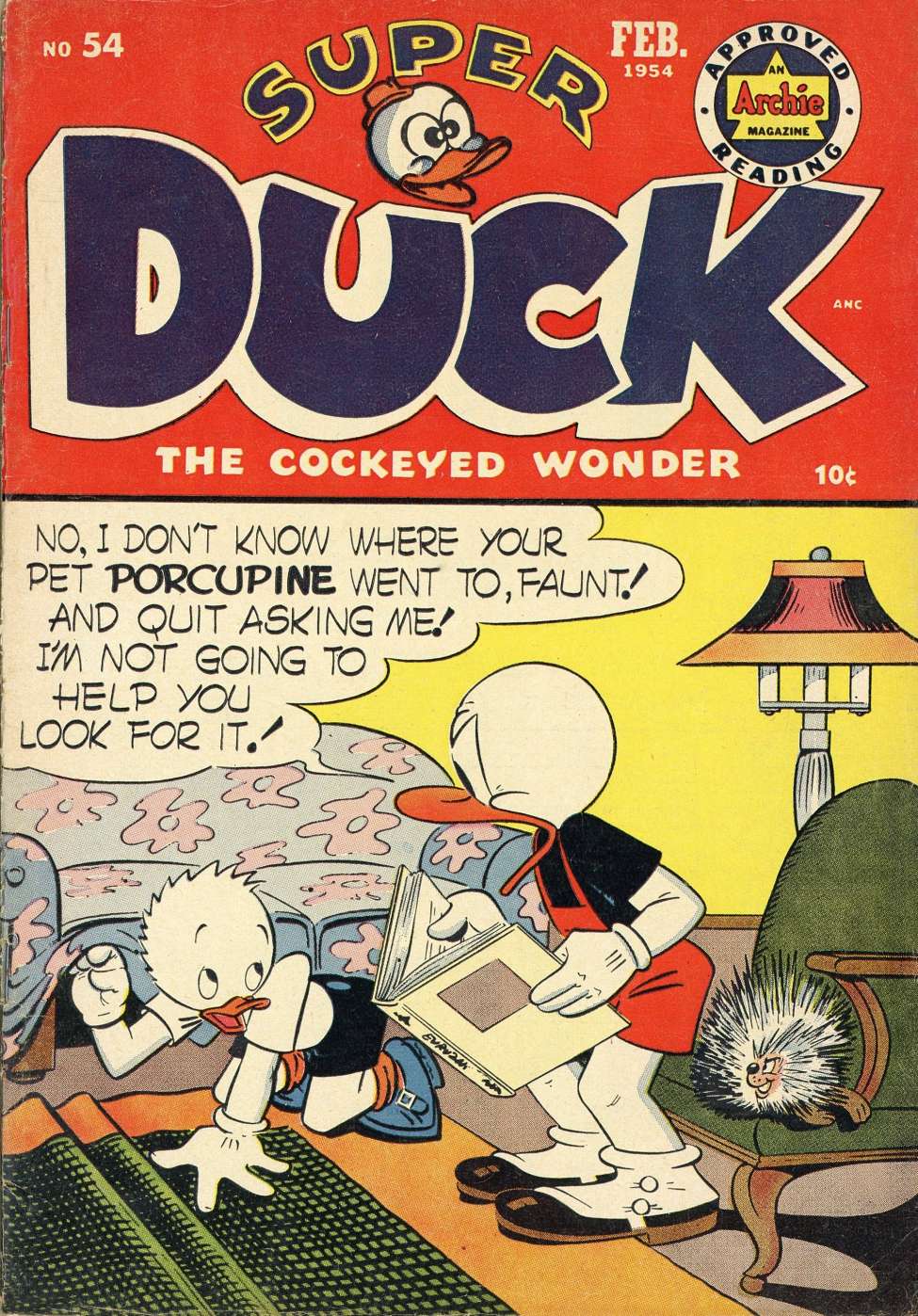 Comic Book Cover For Super Duck 54