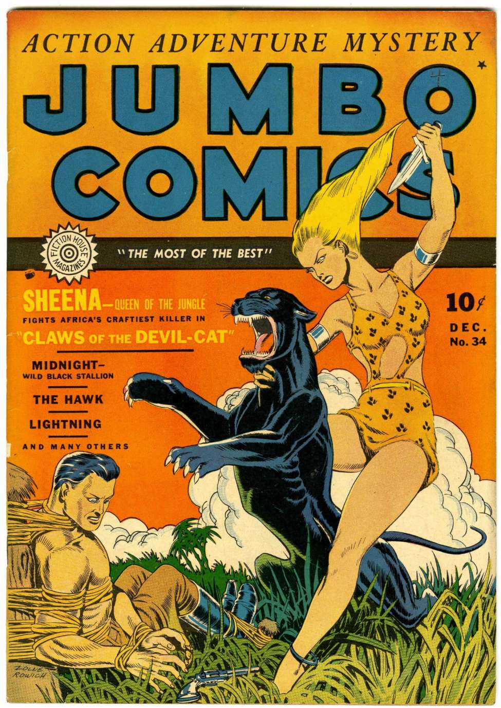 Book Cover For Jumbo Comics 34