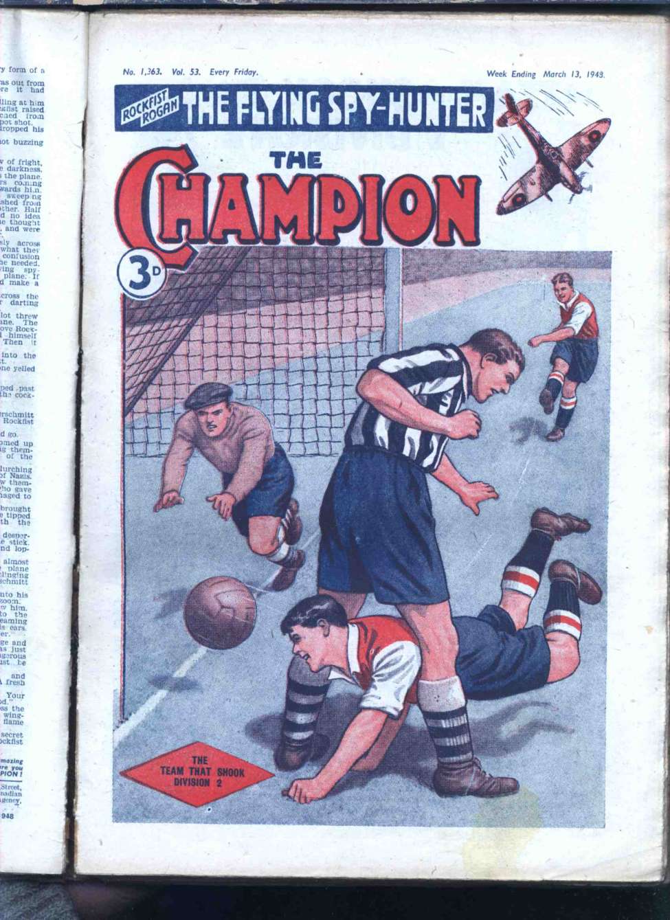 Comic Book Cover For The Champion 1363