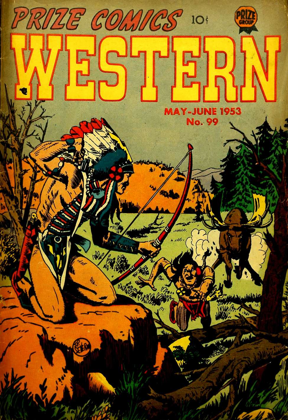 Book Cover For Prize Comics Western 99