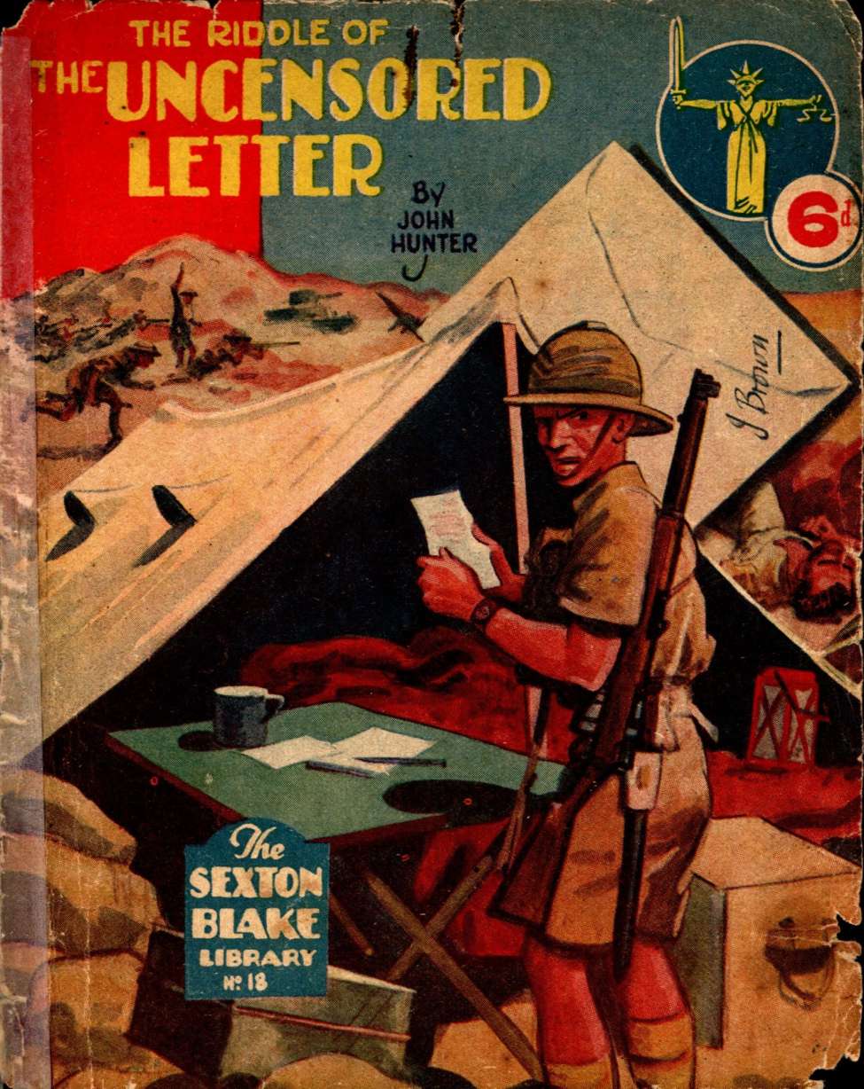 Comic Book Cover For Sexton Blake Library S3 18 - The Riddle of the Uncensored Letter