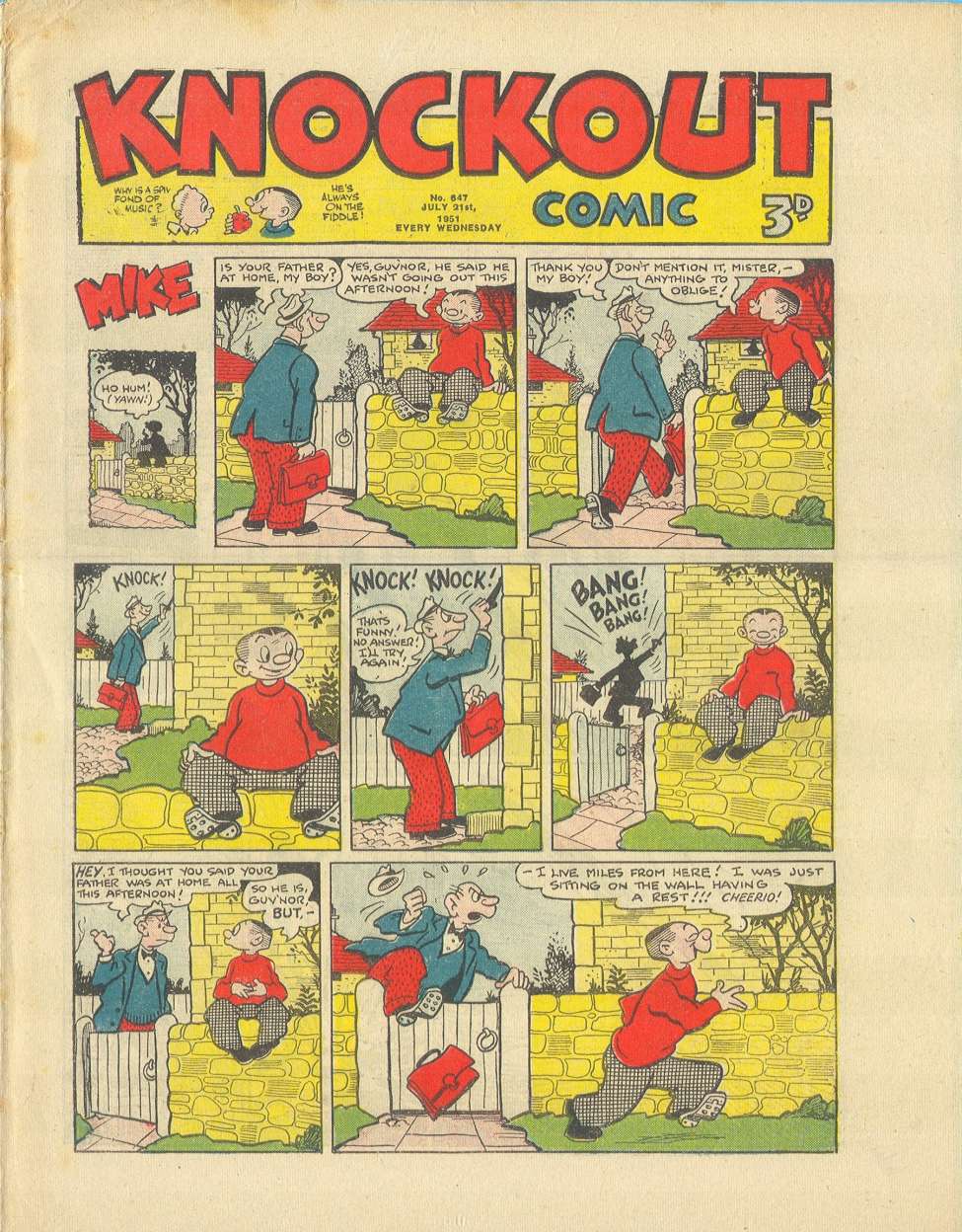 Comic Book Cover For Knockout 647