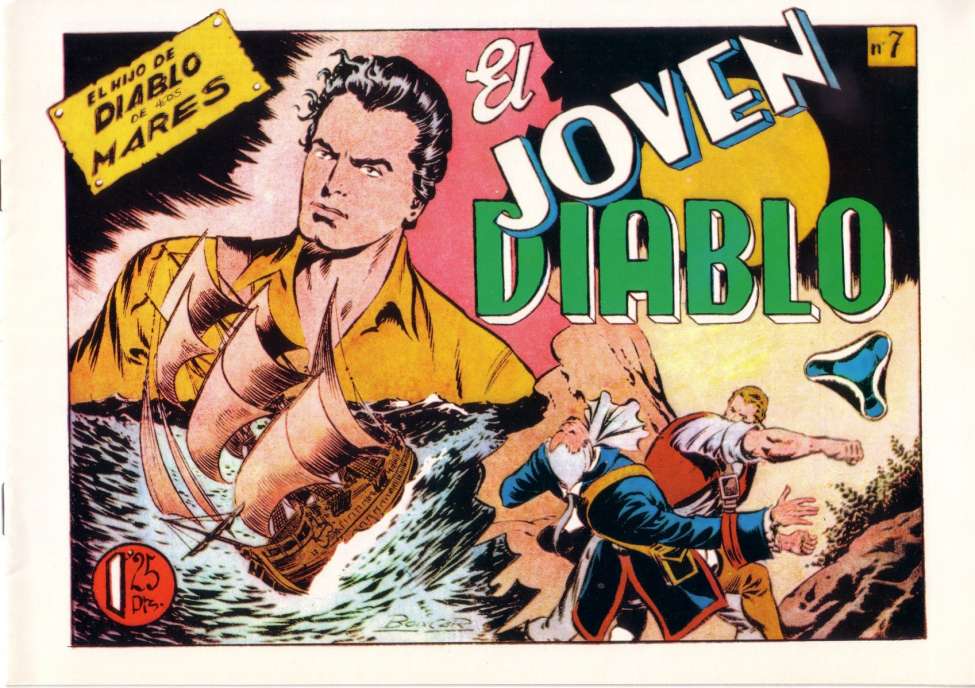 Comic Book Cover For El Hijo Del Diablo De Los Mares 7 - El Joven Diablo