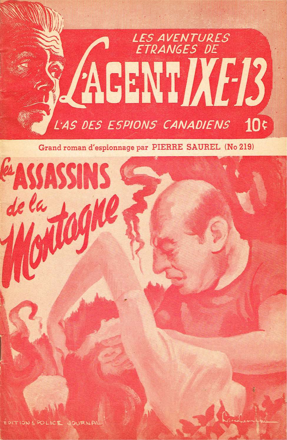 Book Cover For L'Agent IXE-13 v2 219 - Les assassins de la montagne