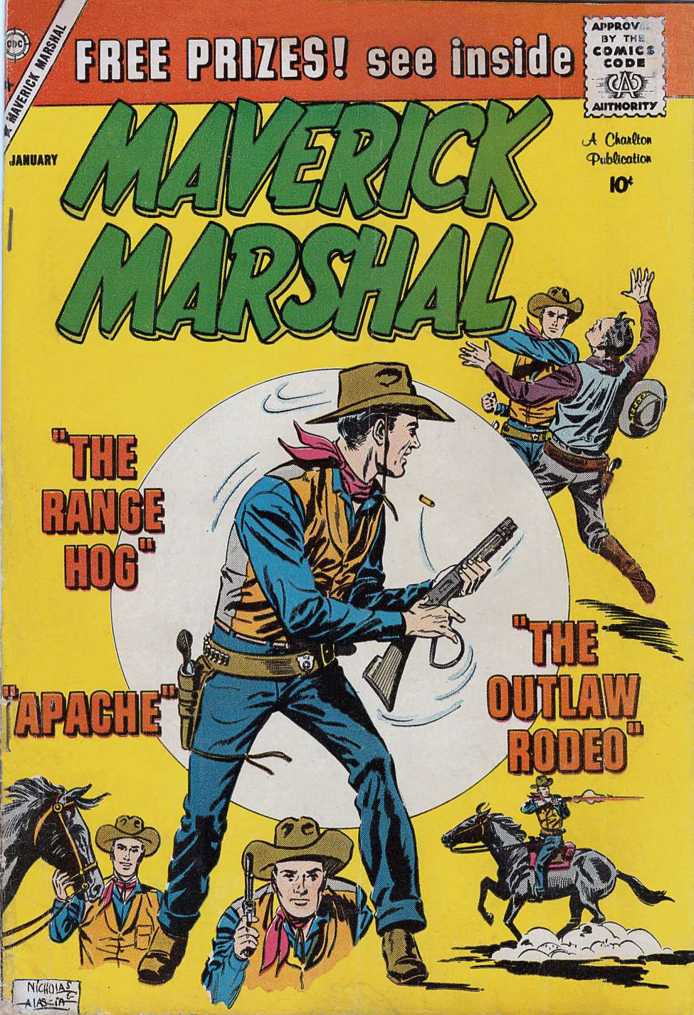 Comic Book Cover For Maverick Marshal 7