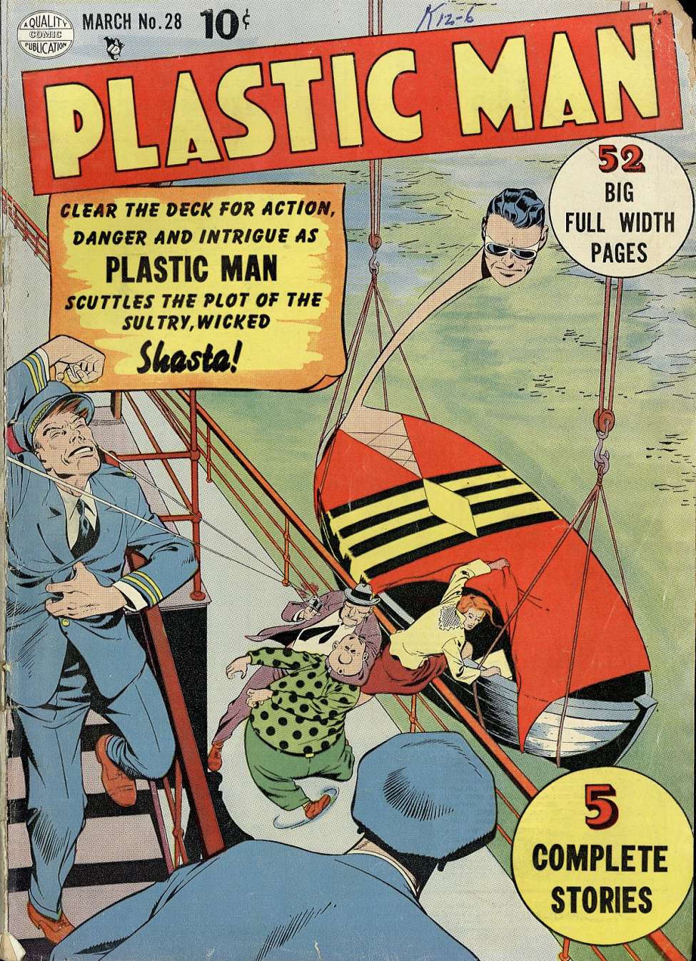 Comic Book Cover For Plastic Man 28
