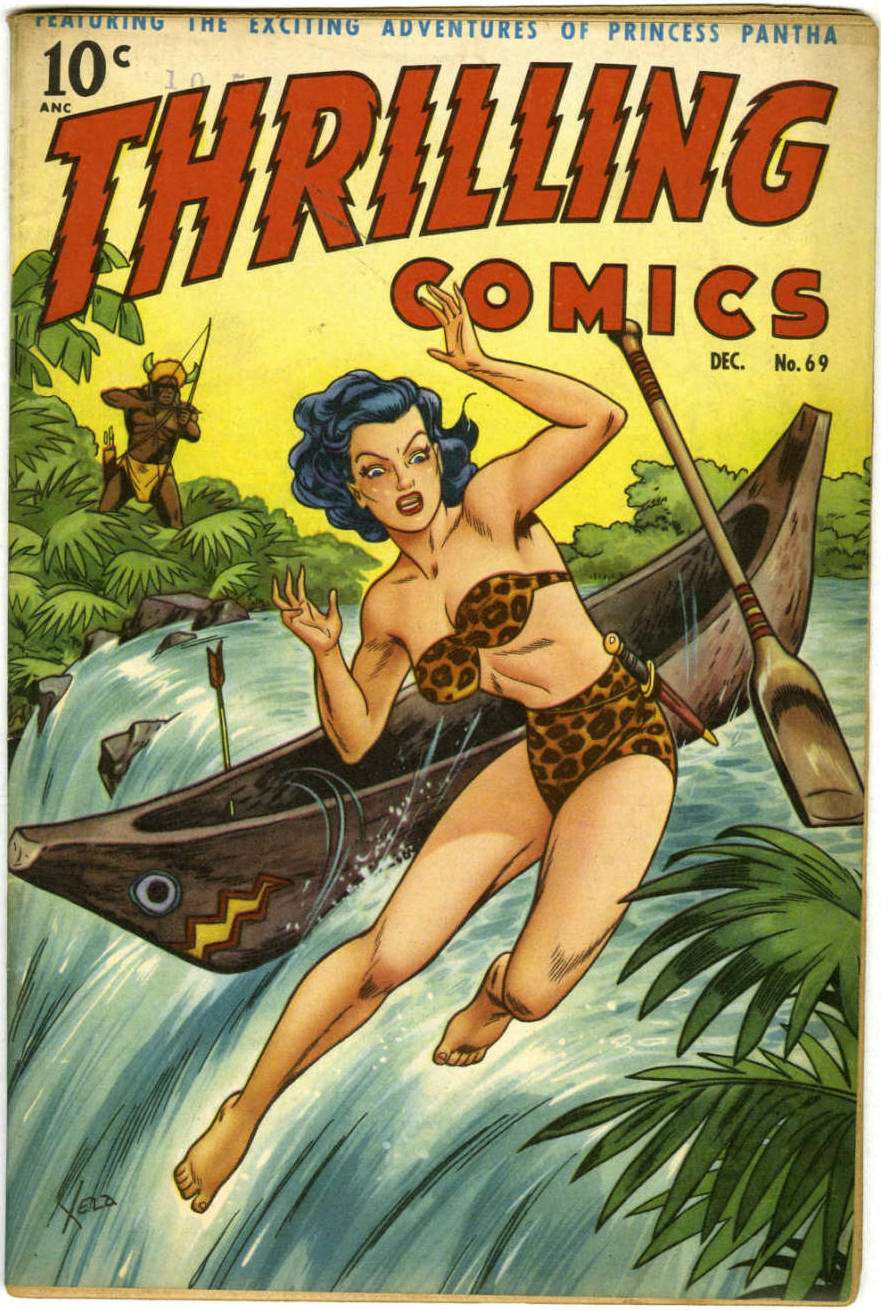 Book Cover For Thrilling Comics 69 - Version 1