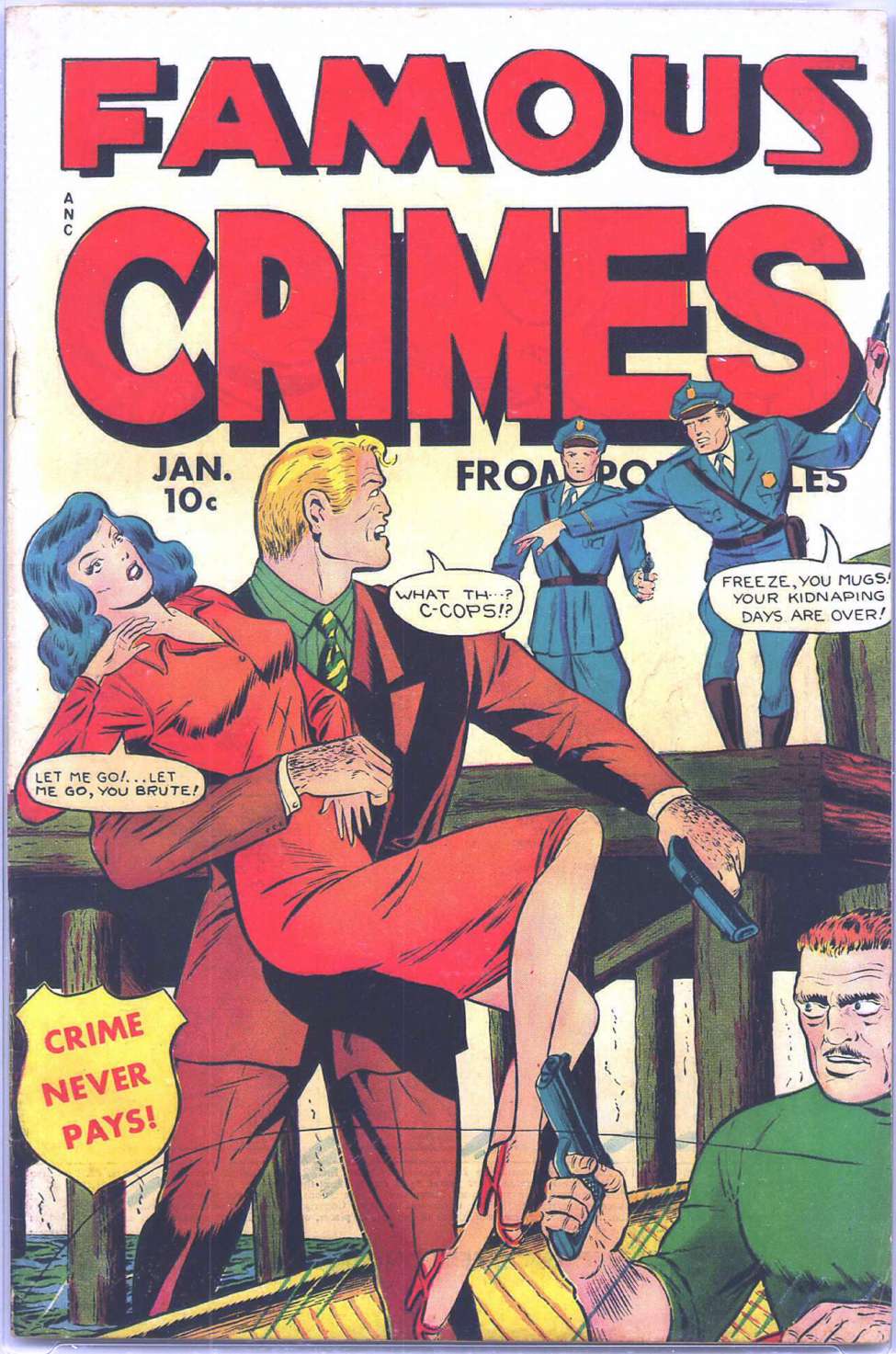 Comic Book Cover For Famous Crimes 15