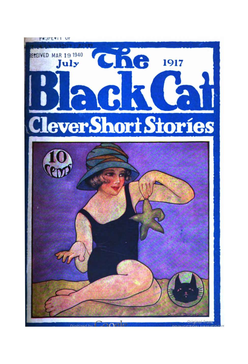 Book Cover For The Black Cat v22 10 - The Law of the Abalone - Chart Pitt