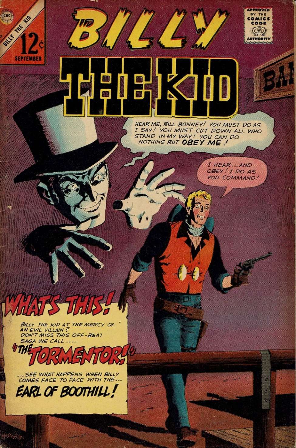 Comic Book Cover For Billy the Kid 57