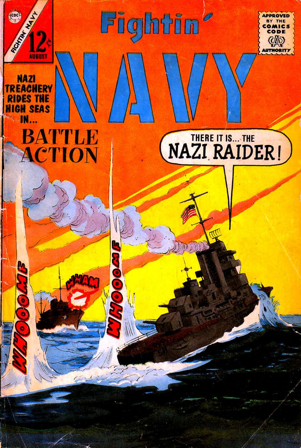 Comic Book Cover For Fightin' Navy 111