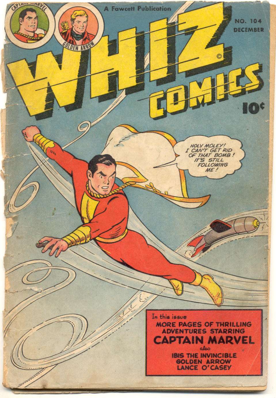 Comic Book Cover For Whiz Comics 104