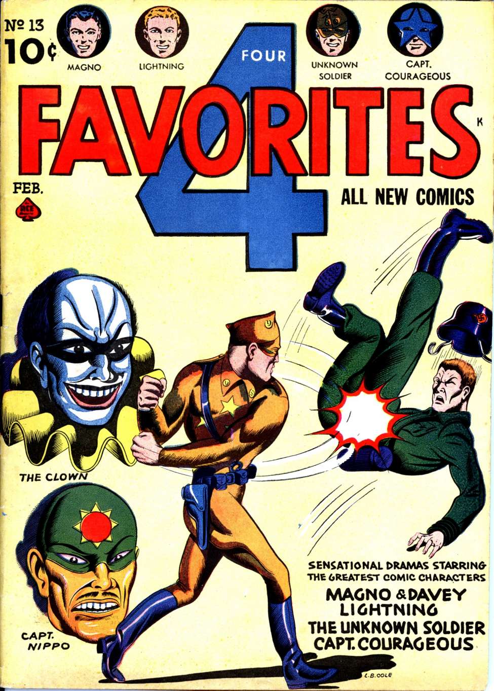 Comic Book Cover For Four Favorites 13