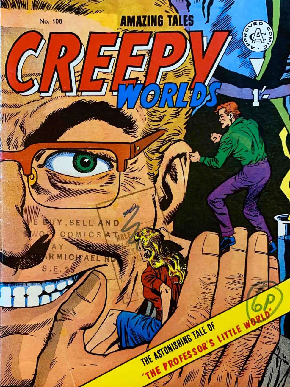 Book Cover For Creepy Worlds 108