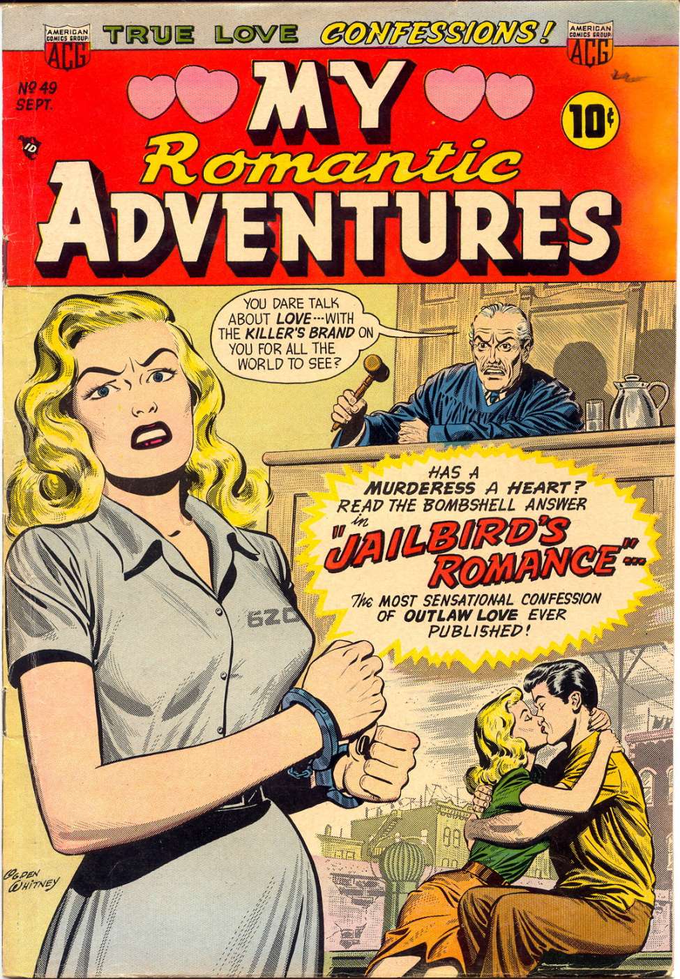 Comic Book Cover For Romantic Adventures 49