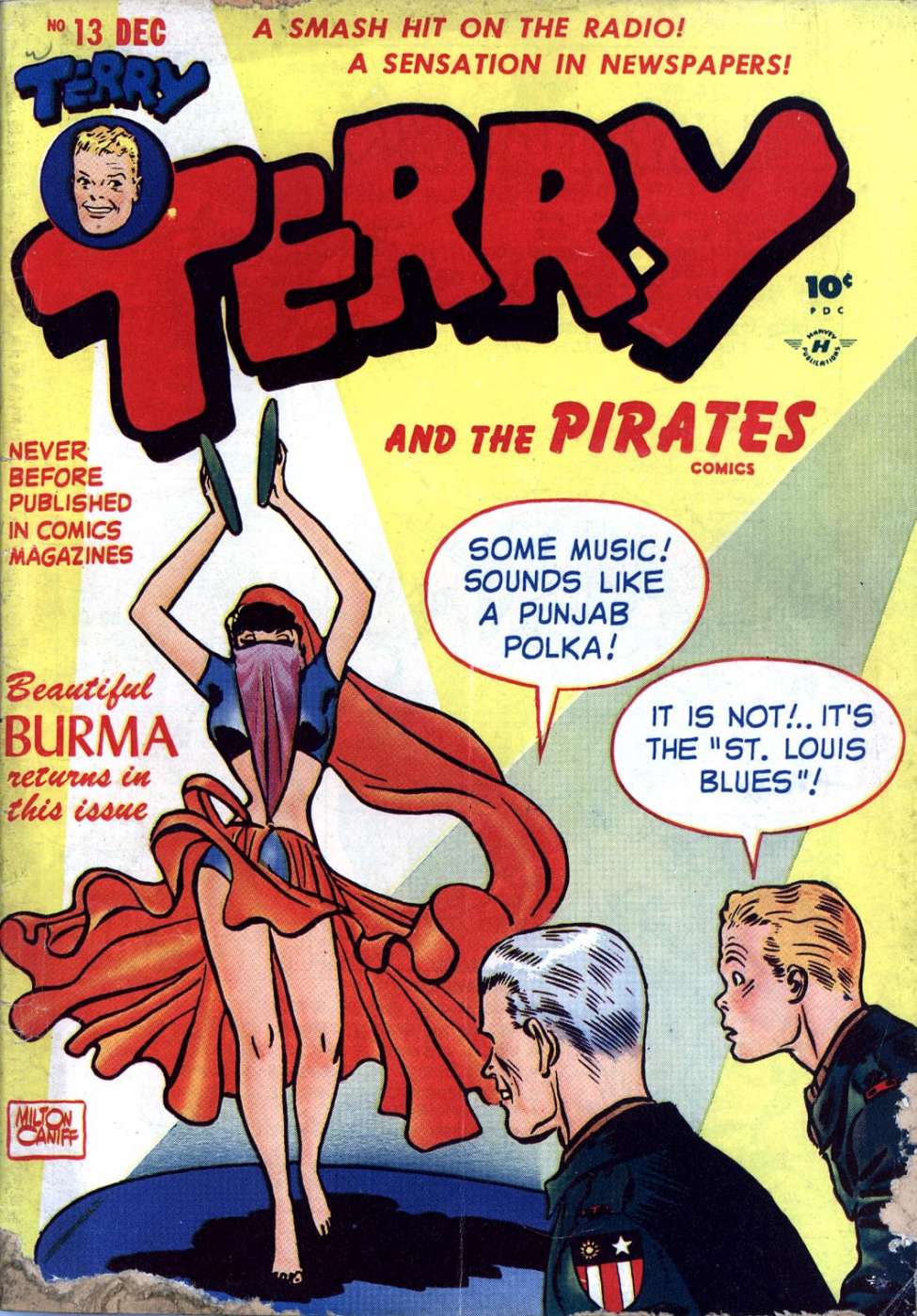 Comic Book Cover For Terry and the Pirates 13