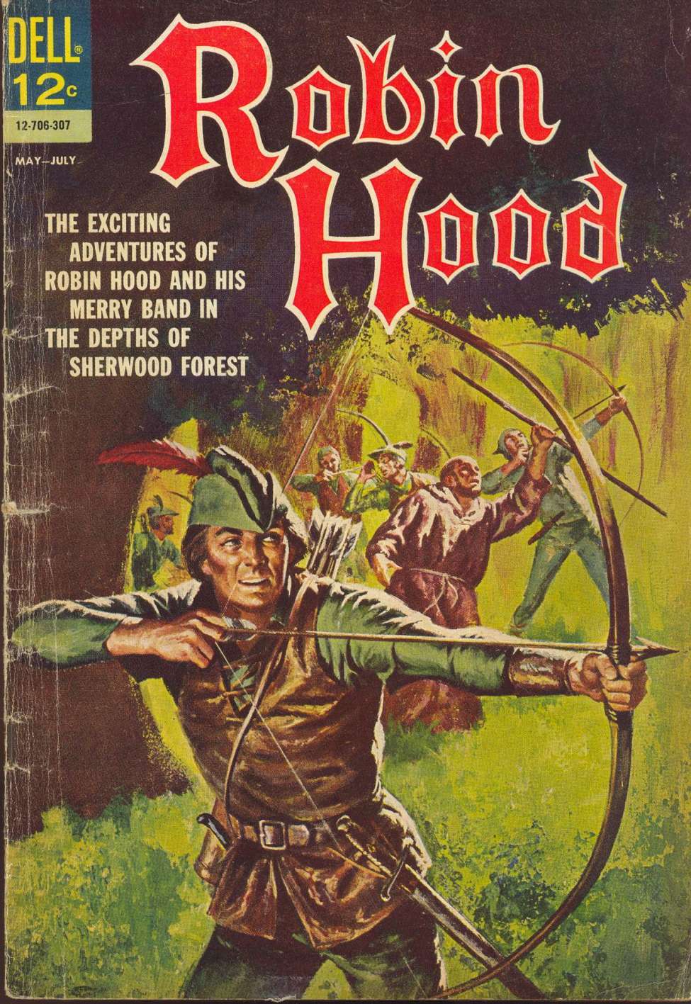 Comic Book Cover For Robin Hood