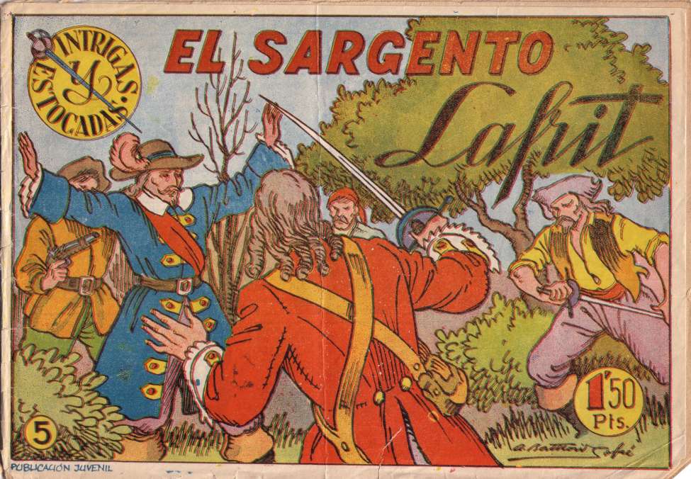 Comic Book Cover For Intrigas y Estocadas 5 - El Sargento Lafrit