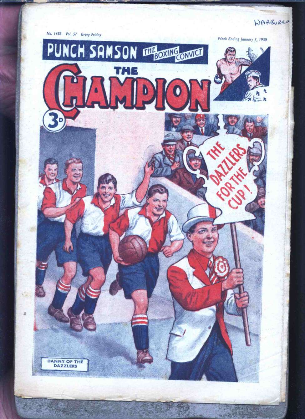 Comic Book Cover For The Champion 1458