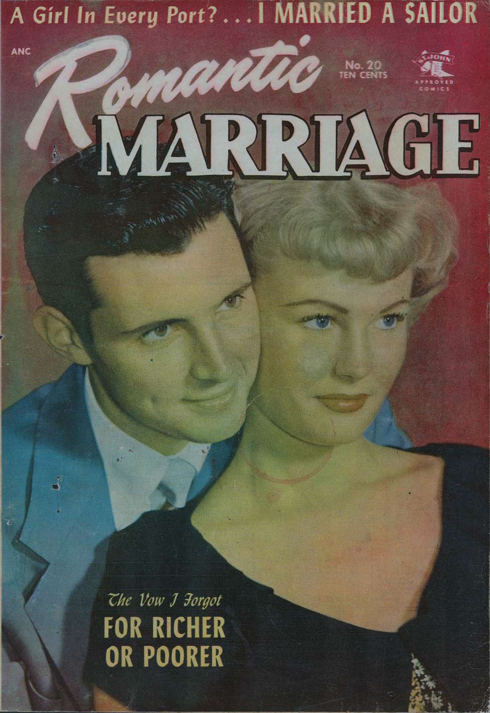 Comic Book Cover For Romantic Marriage 20