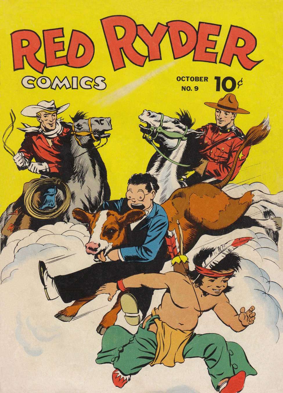 Book Cover For Red Ryder Comics 9