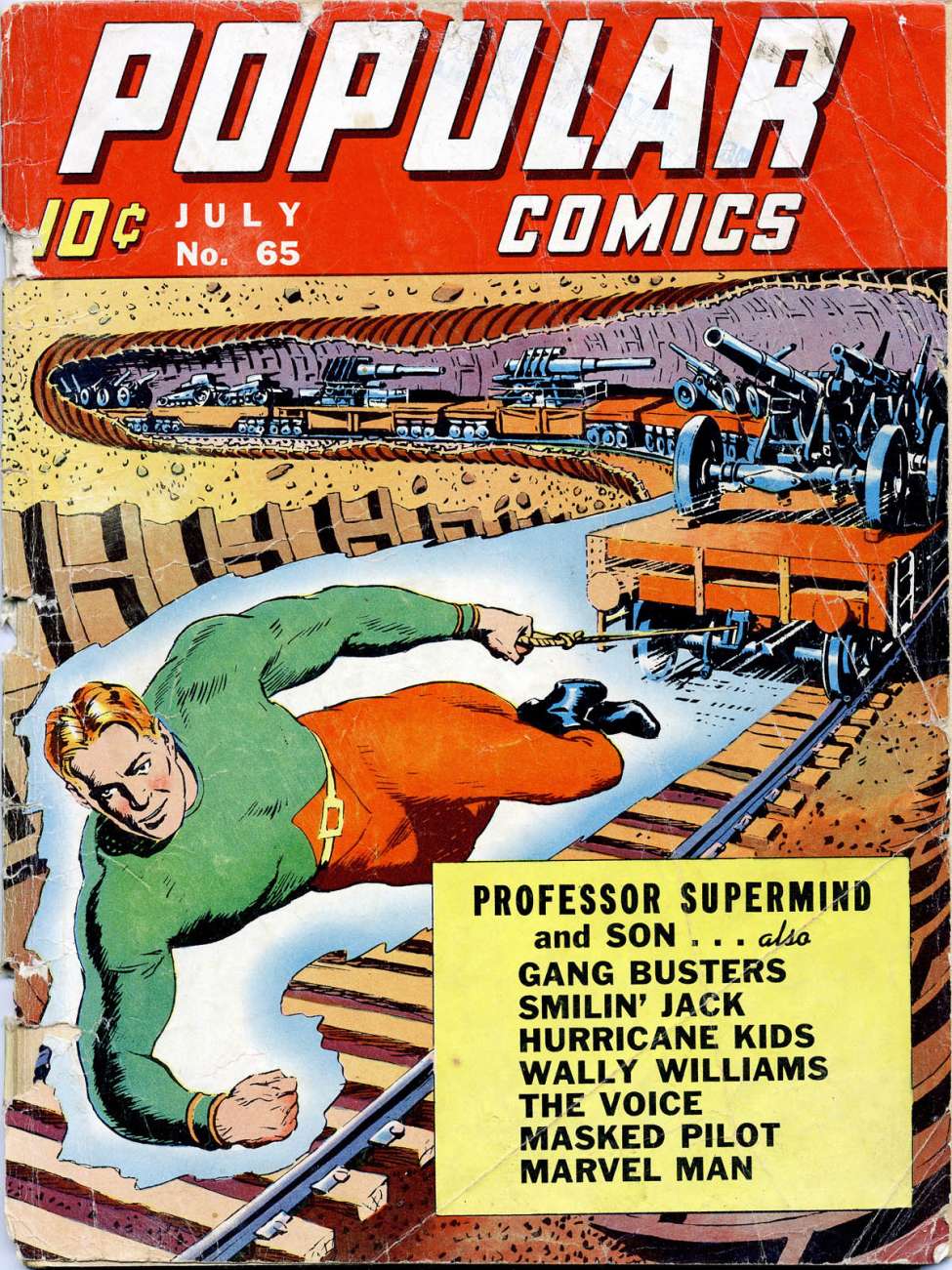 Book Cover For Popular Comics 65