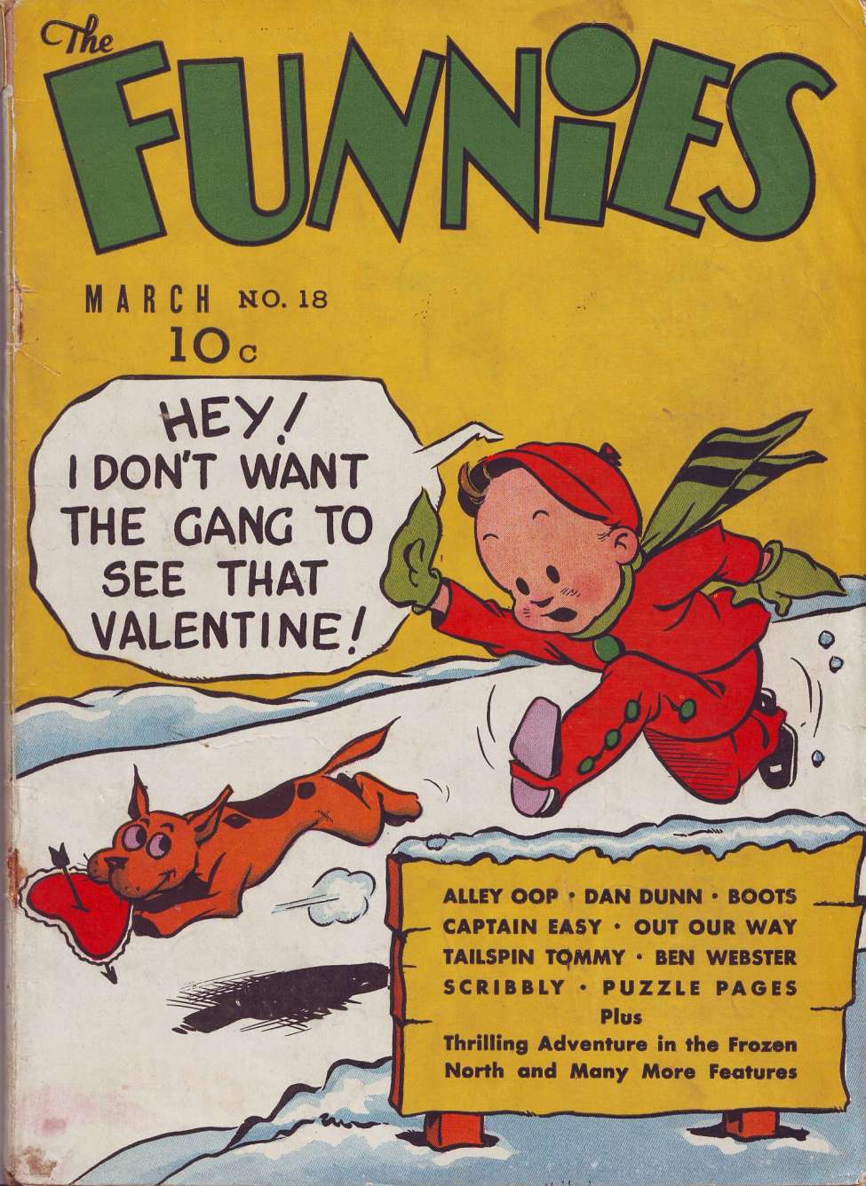 Comic Book Cover For The Funnies 18