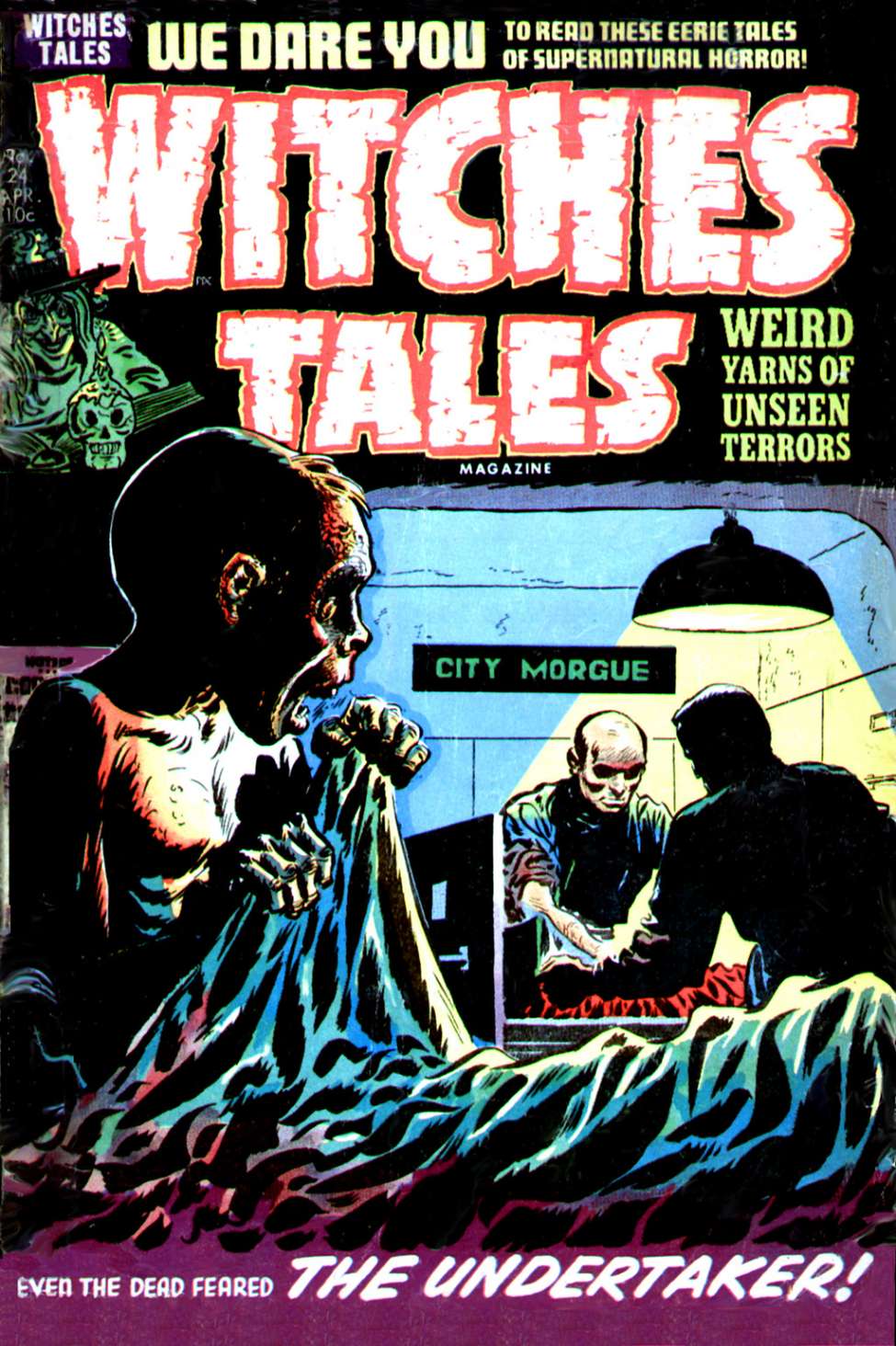 Comic Book Cover For Witches Tales 24