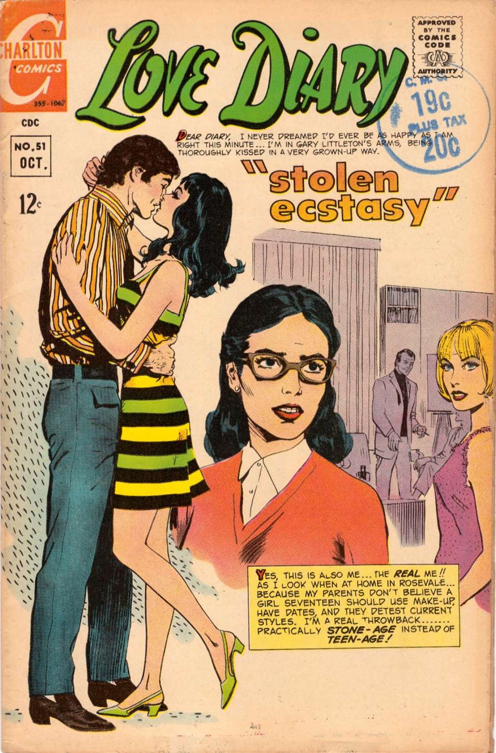 Comic Book Cover For Love Diary 51