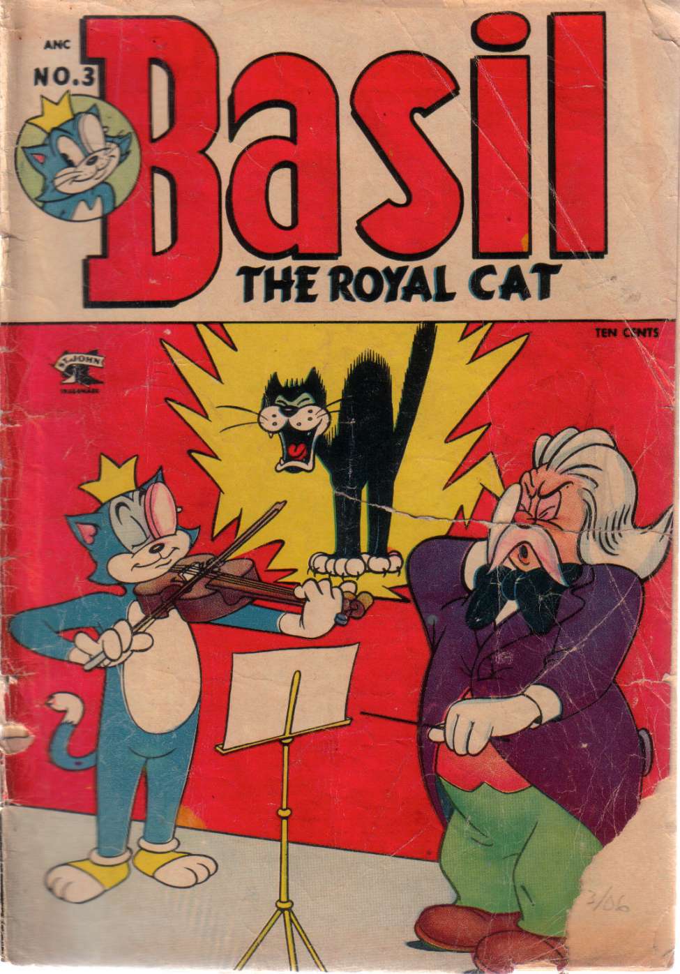 Book Cover For Basil the Royal Cat 3
