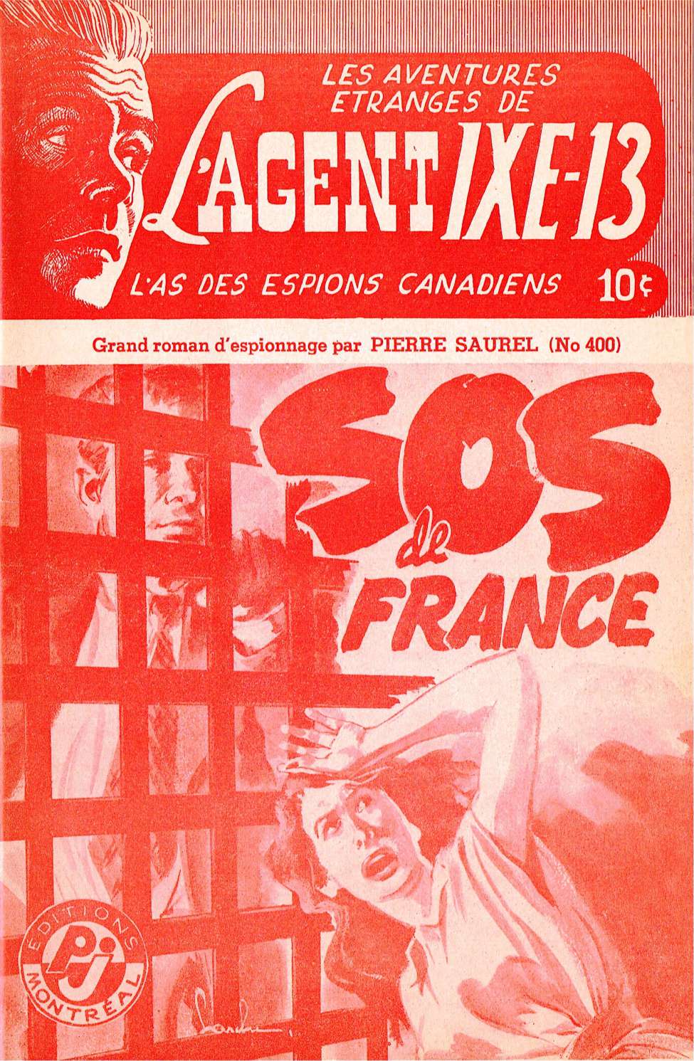 Book Cover For L'Agent IXE-13 v2 400 - S.O.S. de France