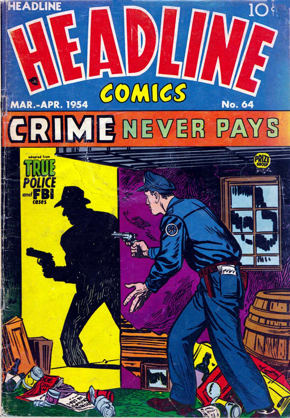 Comic Book Cover For Headline Comics 64
