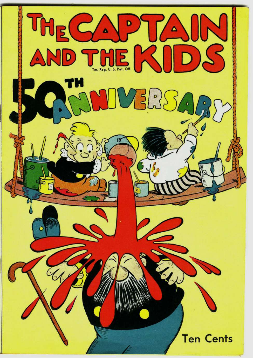 Comic Book Cover For The Captain and the Kids 50th Anniversary Edition