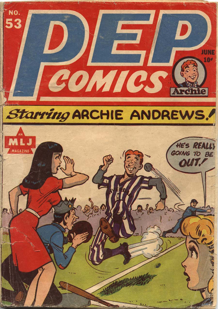 Comic Book Cover For Pep Comics 53