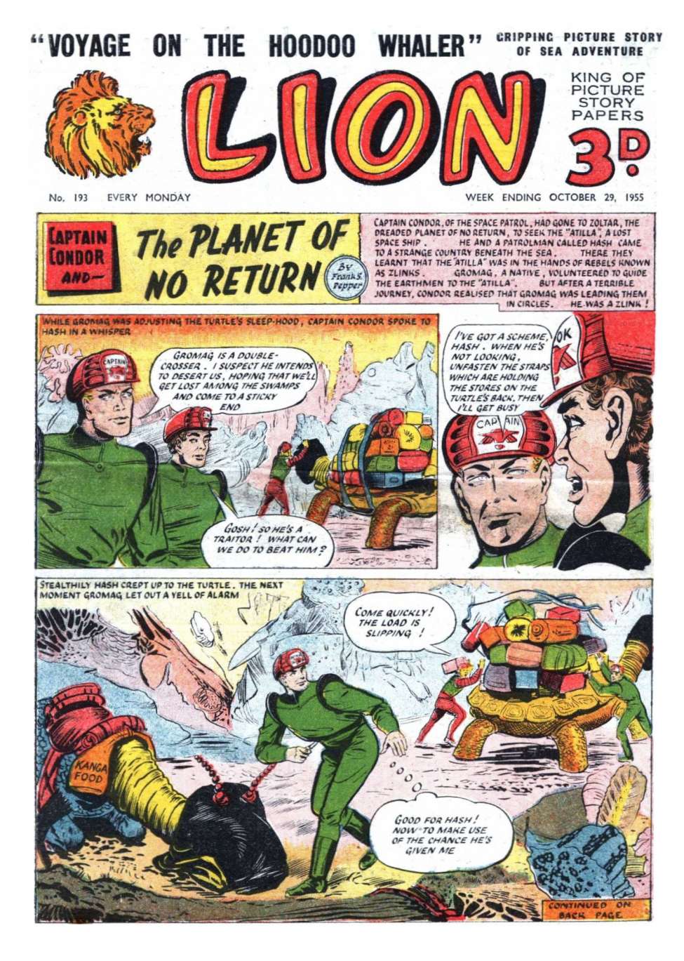 Comic Book Cover For Lion 193